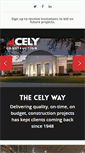Mobile Screenshot of celyconstruction.com